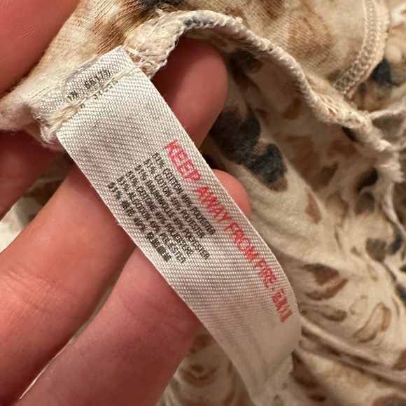 Free People Intimately Neutral Leopard Print Maxed Out Maxi Robe Dress Size S - Picture 11 of 15